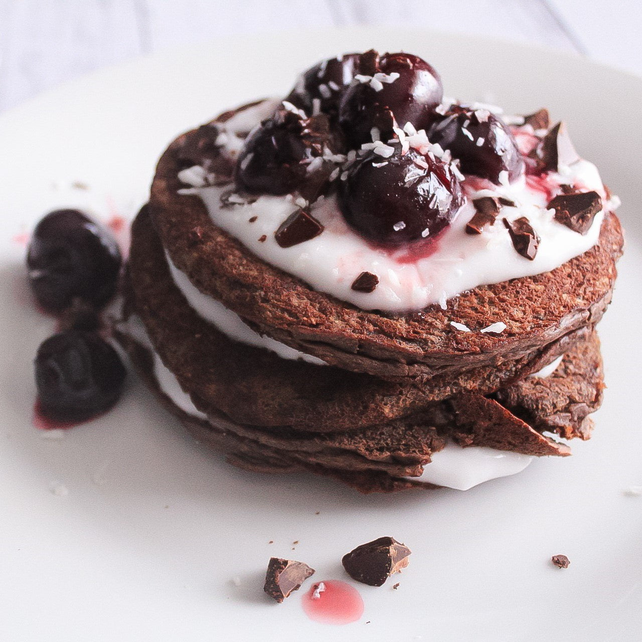 Cherry Ripe Pancakes