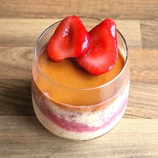 Berry Biscoff Protein Overnight Oats – Noode