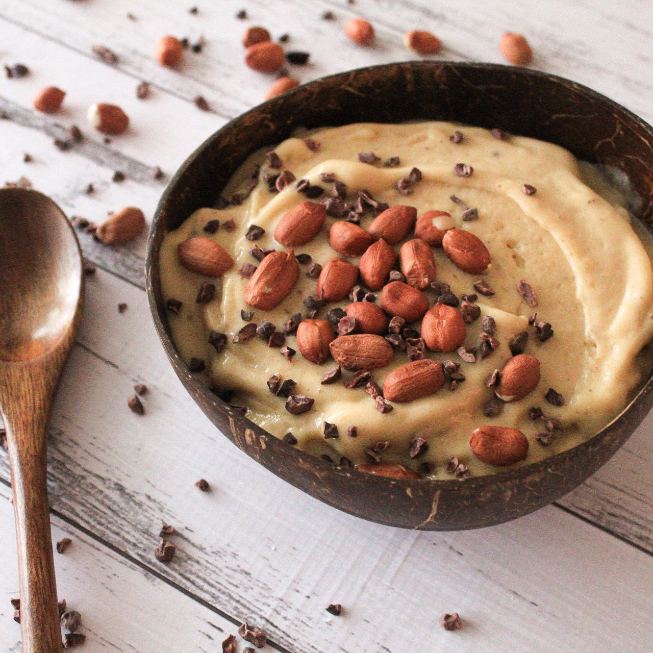 Salted caramel smoothie bowl