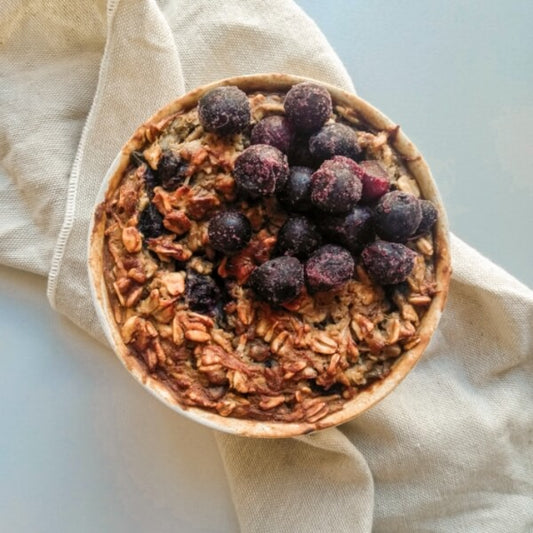 Blueberry Baked Protein Oats